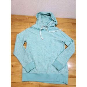 Stem Nordstrom Heathered Blue Hoodie Sweatshirt‎ S Double Hood
